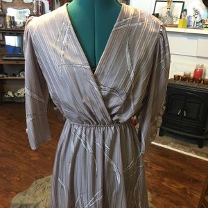 1970’s Polyester 3/4 Sleeved Dress